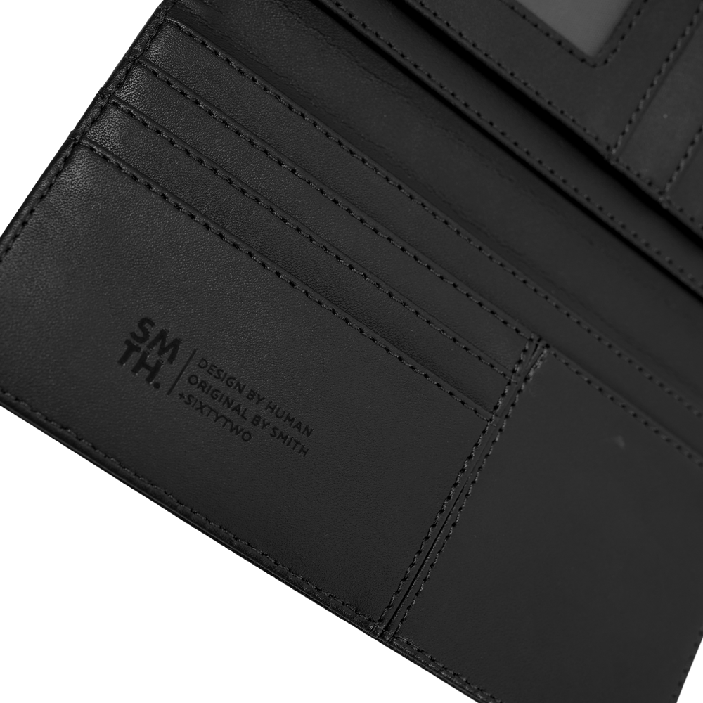 House of Smith Dompet Pria - Drew Long Black - Wallet - Image 6