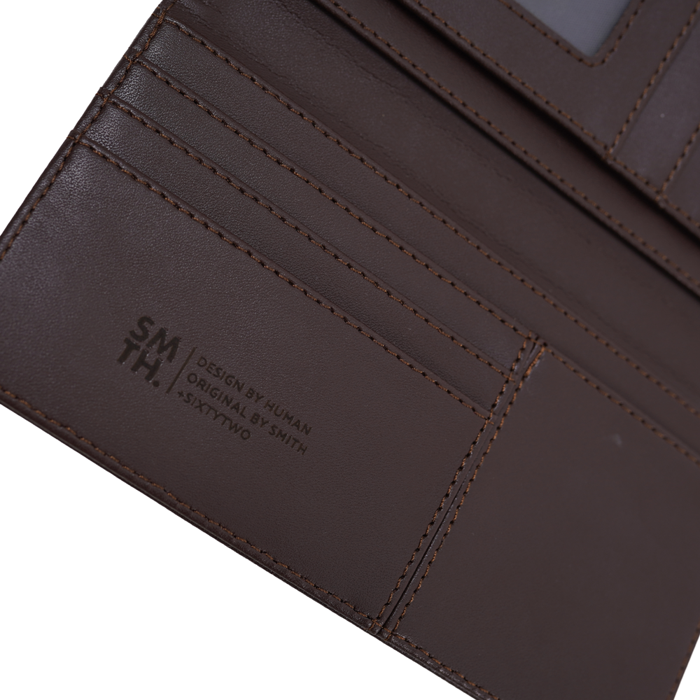House of Smith Dompet Pria - Drew Long Brown - Wallet - Image 6