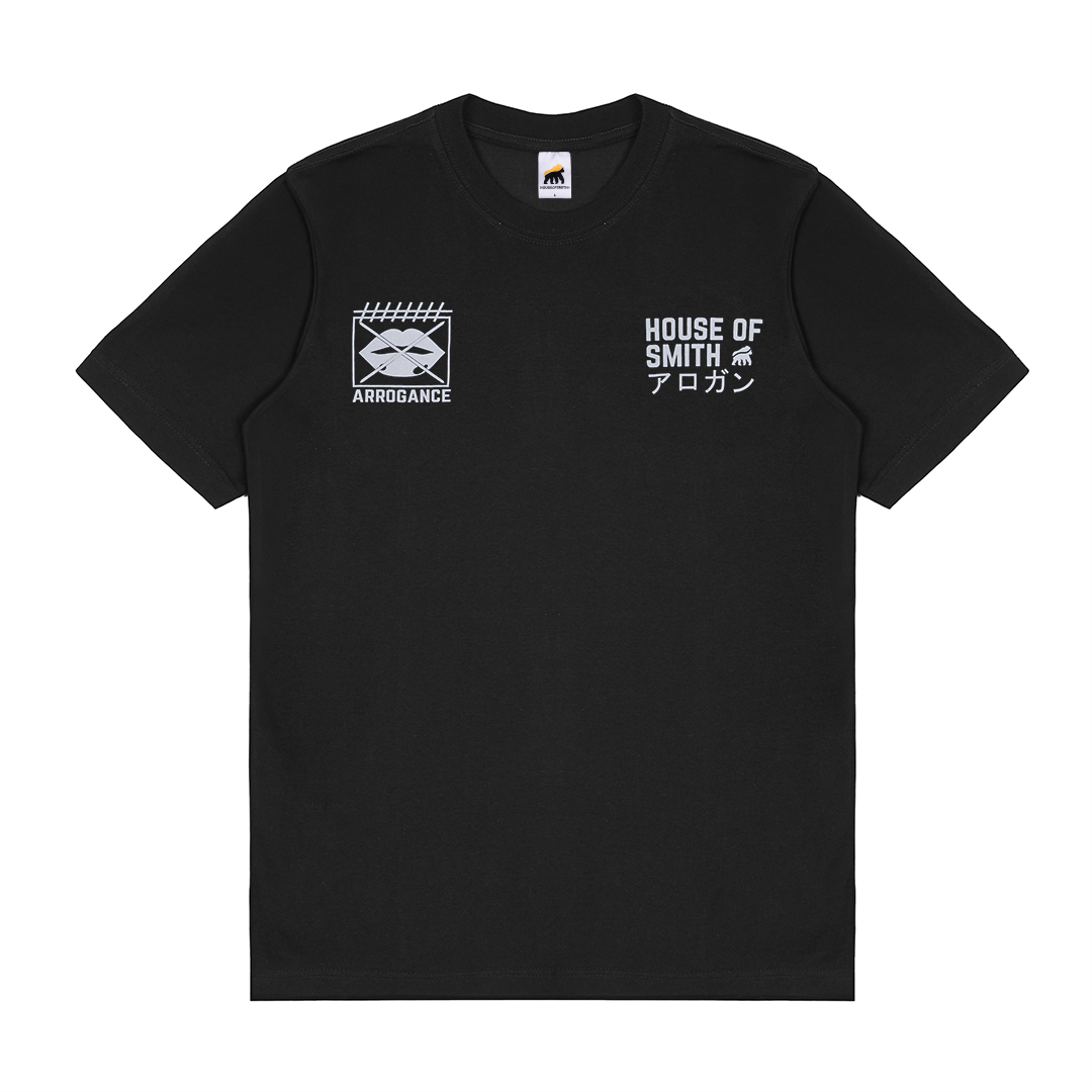 House of Smith Kaos Pria Lengan Pendek - Gance Black #14 - T Shirt - Image 3