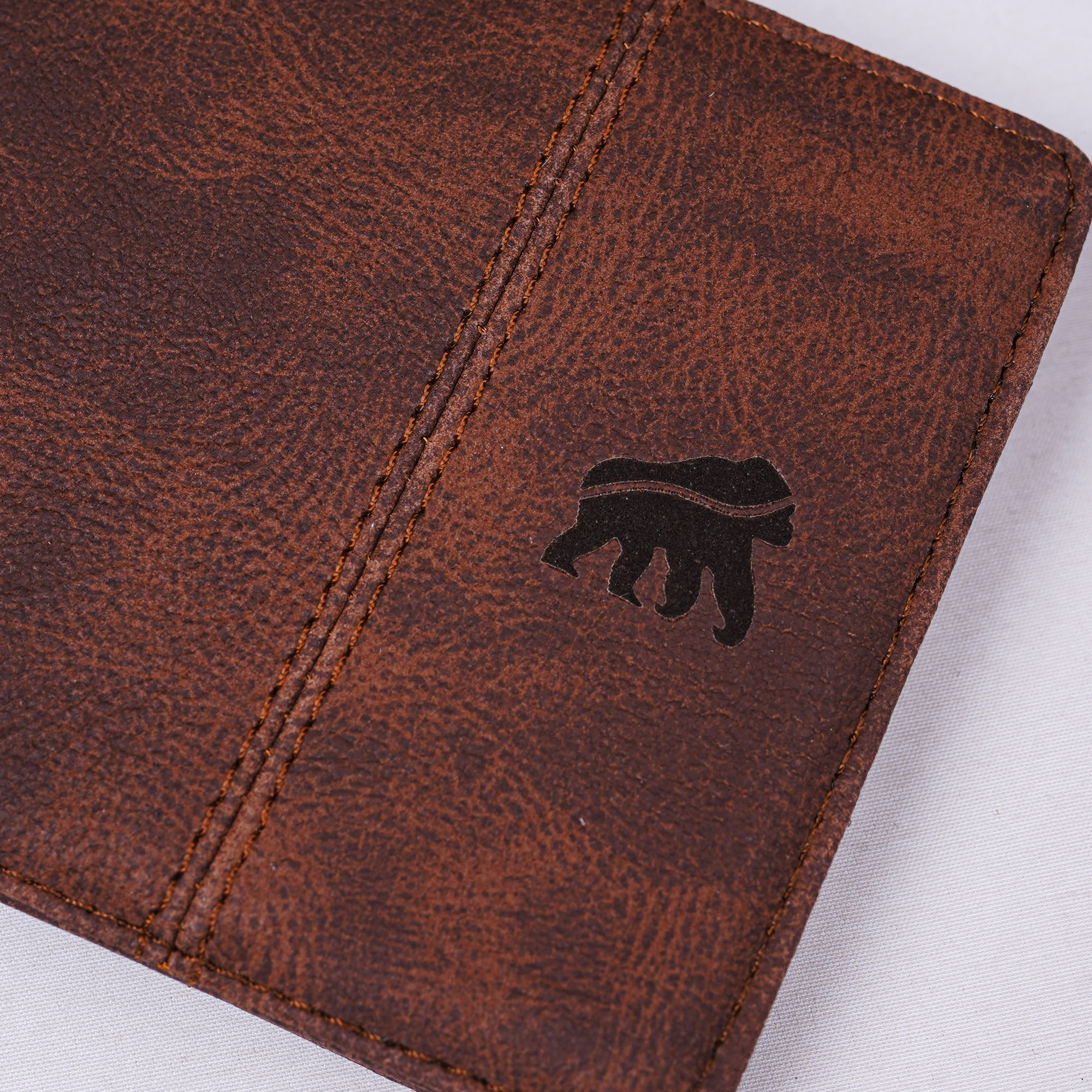 House of Smith Dompet Pria - Wallstripe Crazo Brown #4 - Image 4