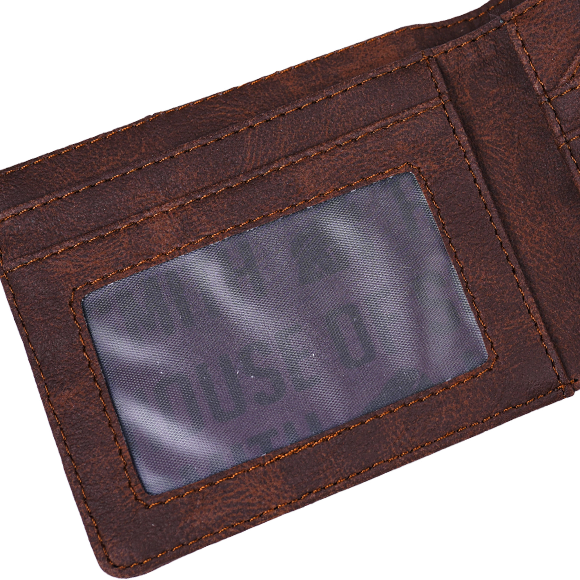 House of Smith Dompet Pria - Wallstripe Crazo Brown #4 - Image 7