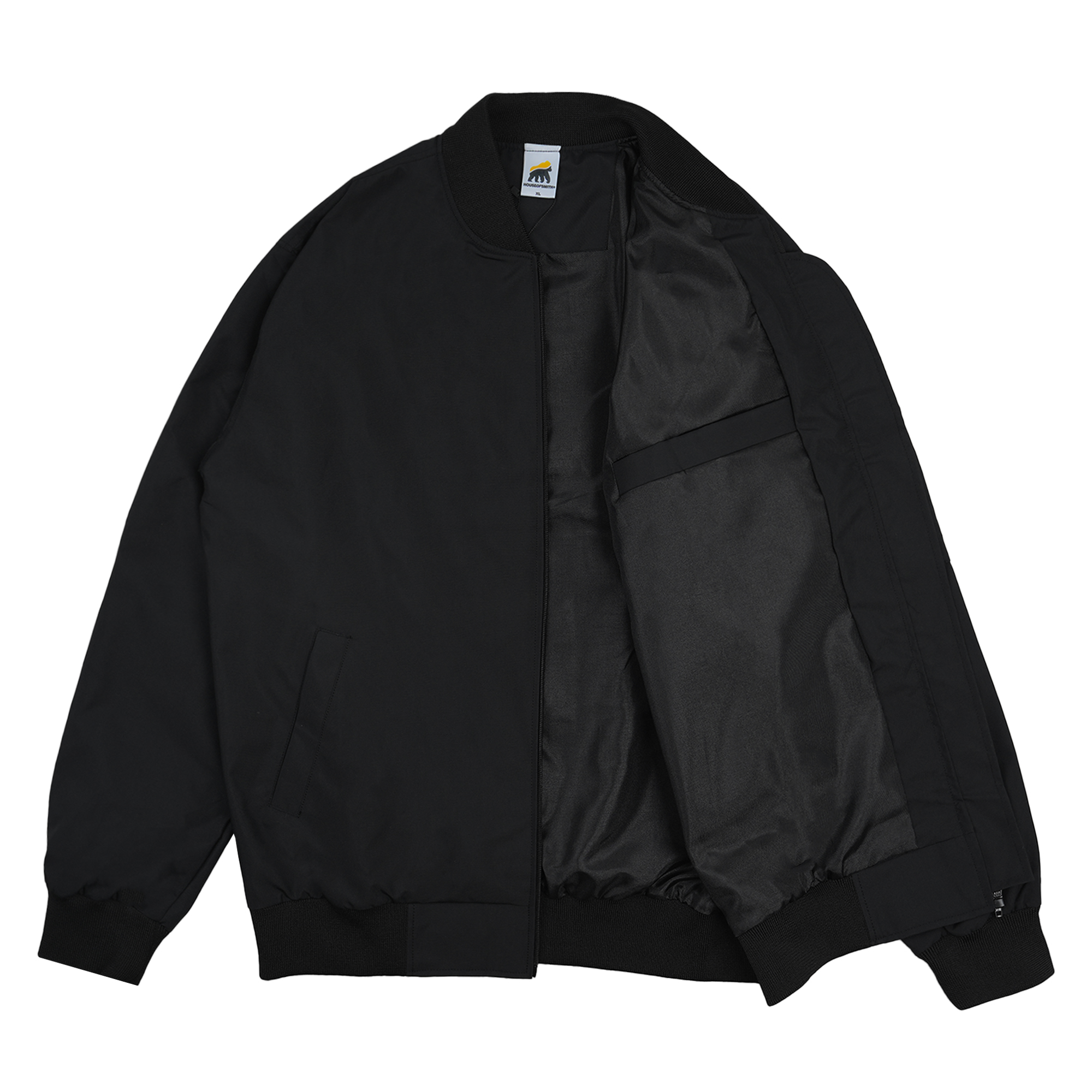 House of Smith Bomber Jacket - Bomith Black #3 - Image 3