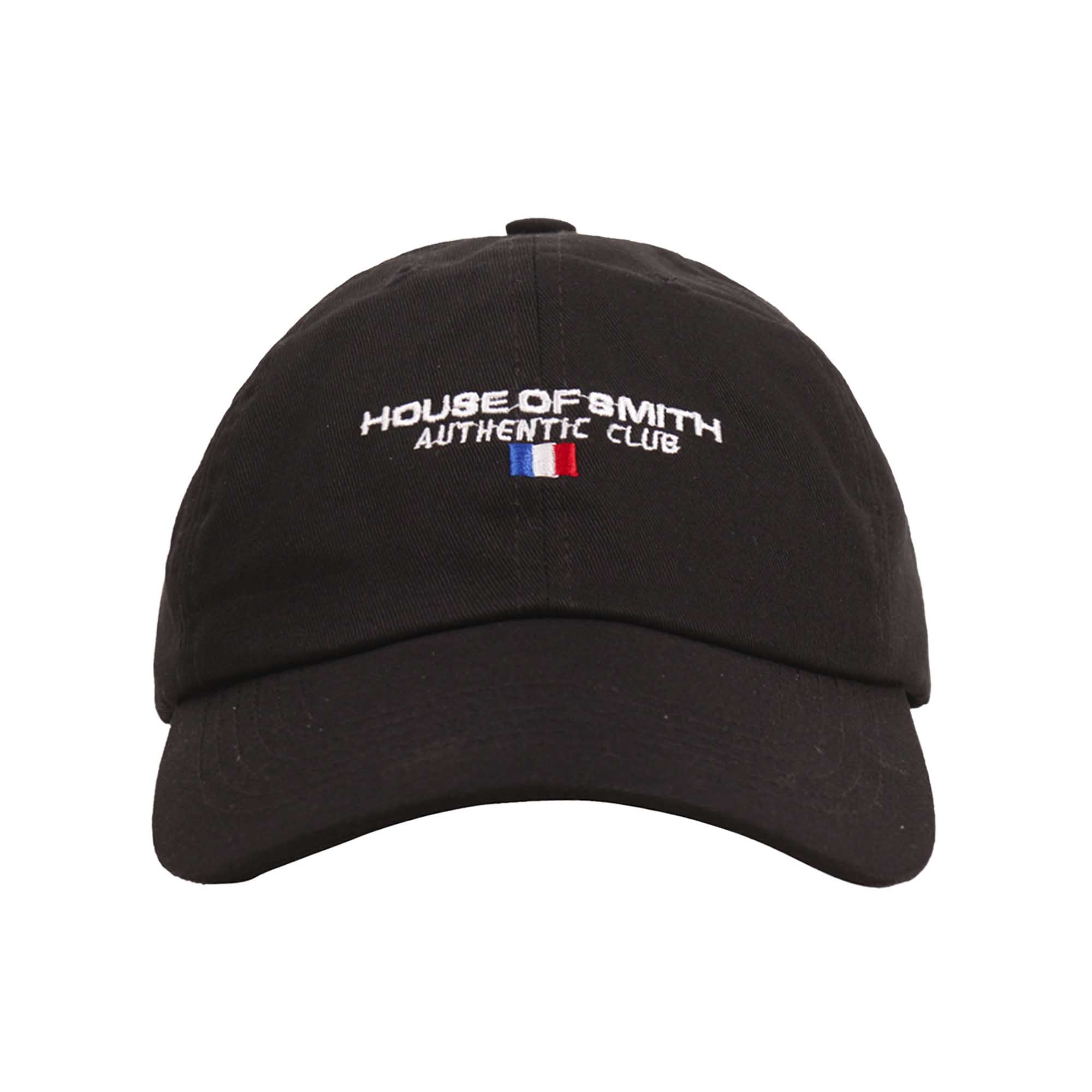 House of Smith Topi - Auth Cap Black #3 - Polo Cap hat