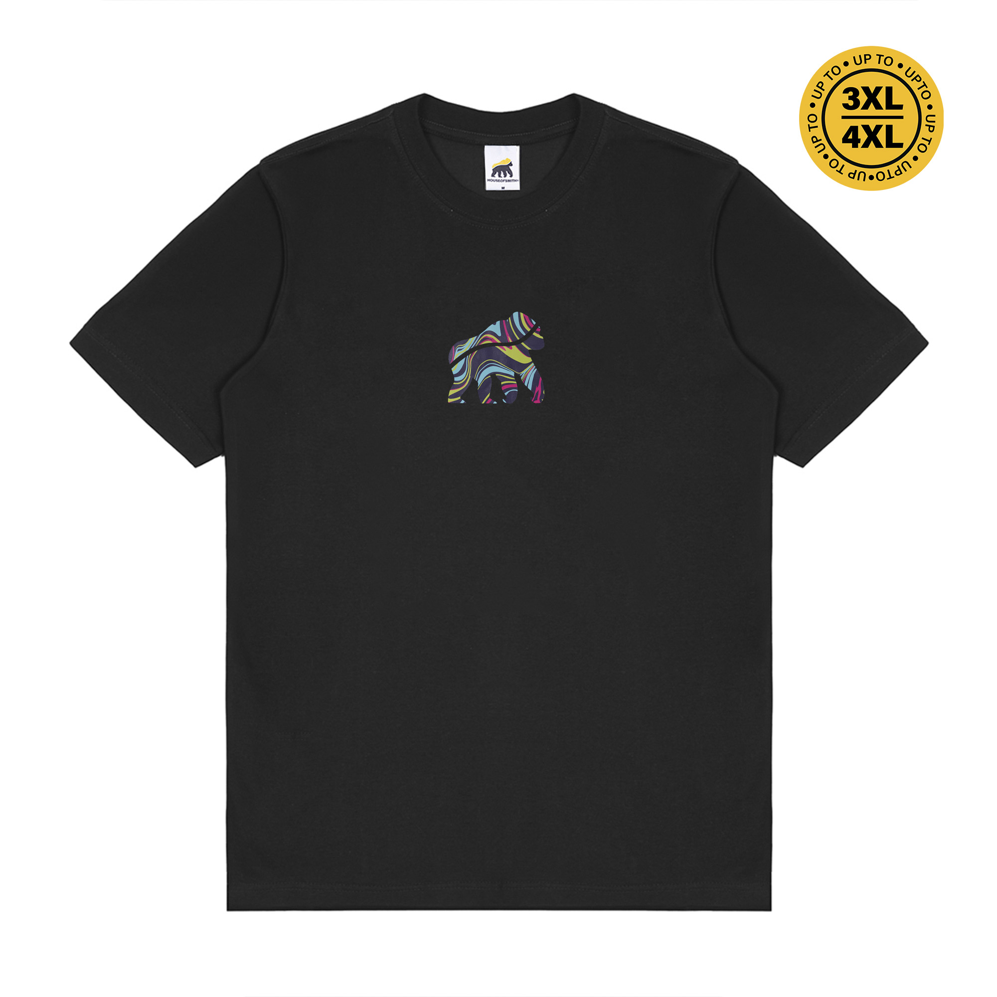 House of Smith Kaos Pria Lengan Pendek - Wave Black #13 - T Shirt