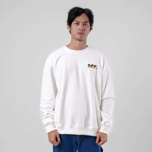 House of Smith Sweater Crewneck Pria - Cre Nf White #3 - Image 7