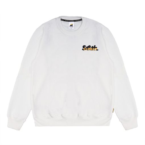 House of Smith Sweater Crewneck Pria - Cre Nf White #3 - Image 3
