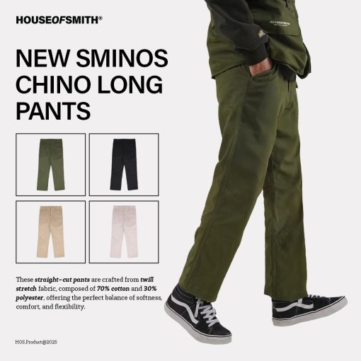 House of Smith Celana Chino Pria - New Sminos - Chino Long Pants - Image 3