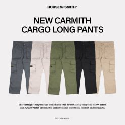House of Smith Celana Cargo Panjang Pria - New Carmith - Cargo Long Pants