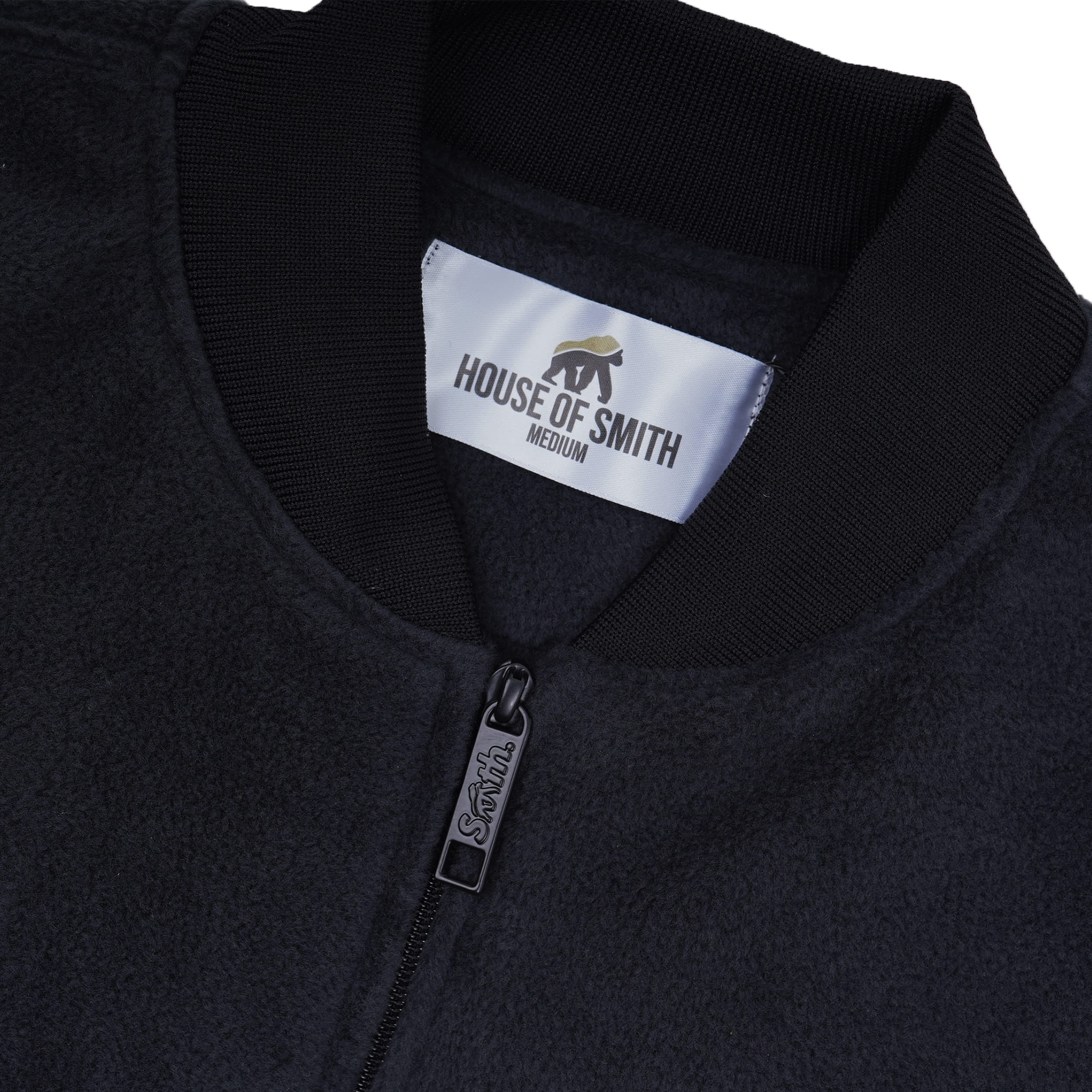 House of Smith Jaket Bomber Pria - Bomen Black #5 - Image 5