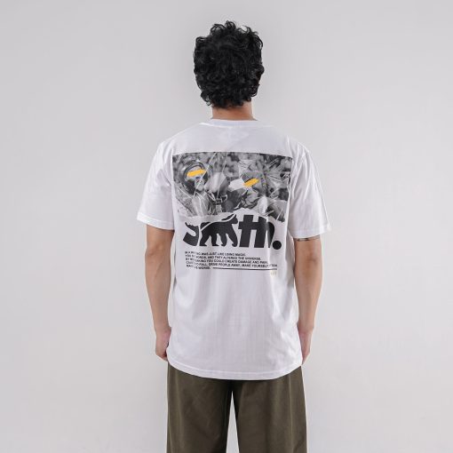 House of Smith Kaos Pria Lengan Pendek - Nf White #19 - T Shirt - Image 6