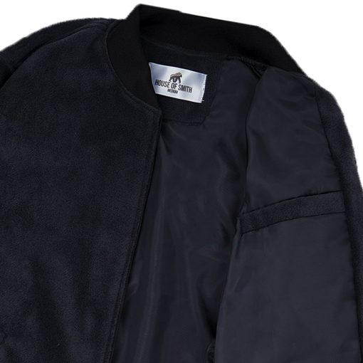 House of Smith Jaket Bomber Pria - Bomen Black #5 - Image 6