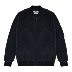 House of Smith Jaket Bomber Pria - Bomen Black #5