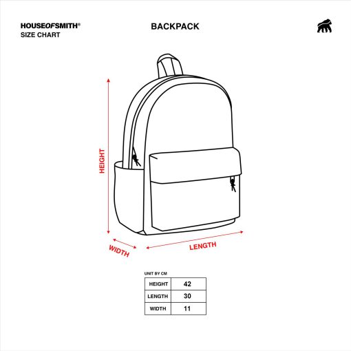 House of Smith Tas Punggung - N Mypack Black #9 - Tas Punggung - Image 5