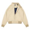 House of Smith Jaket Harrington Pria - Hangor Cream #4
