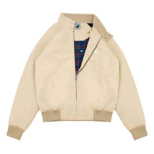 House of Smith Jaket Harrington Pria - Hangor Cream #4