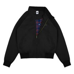 House of Smith Jaket Harrington Pria - Hangor Black #6