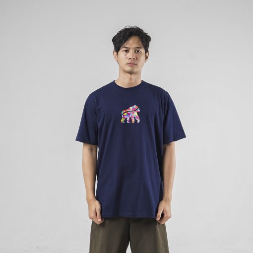 House of Smith Kaos Pria Lengan Pendek - Goslime Navy #12 - T Shirt - Image 4