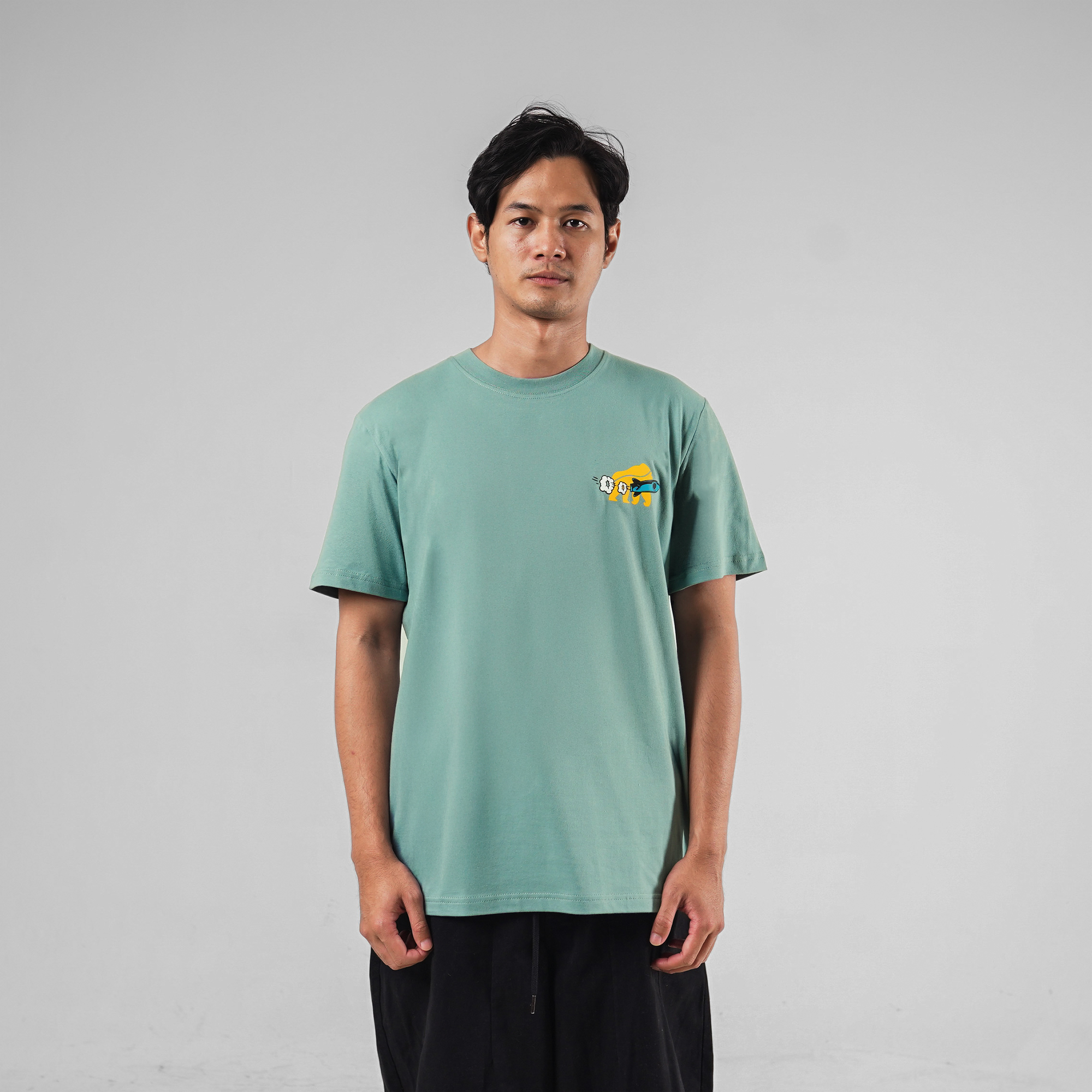 House of Smith Kaos Pria Lengan Pendek - Sg Rocket #6 - T Shirt - Image 7