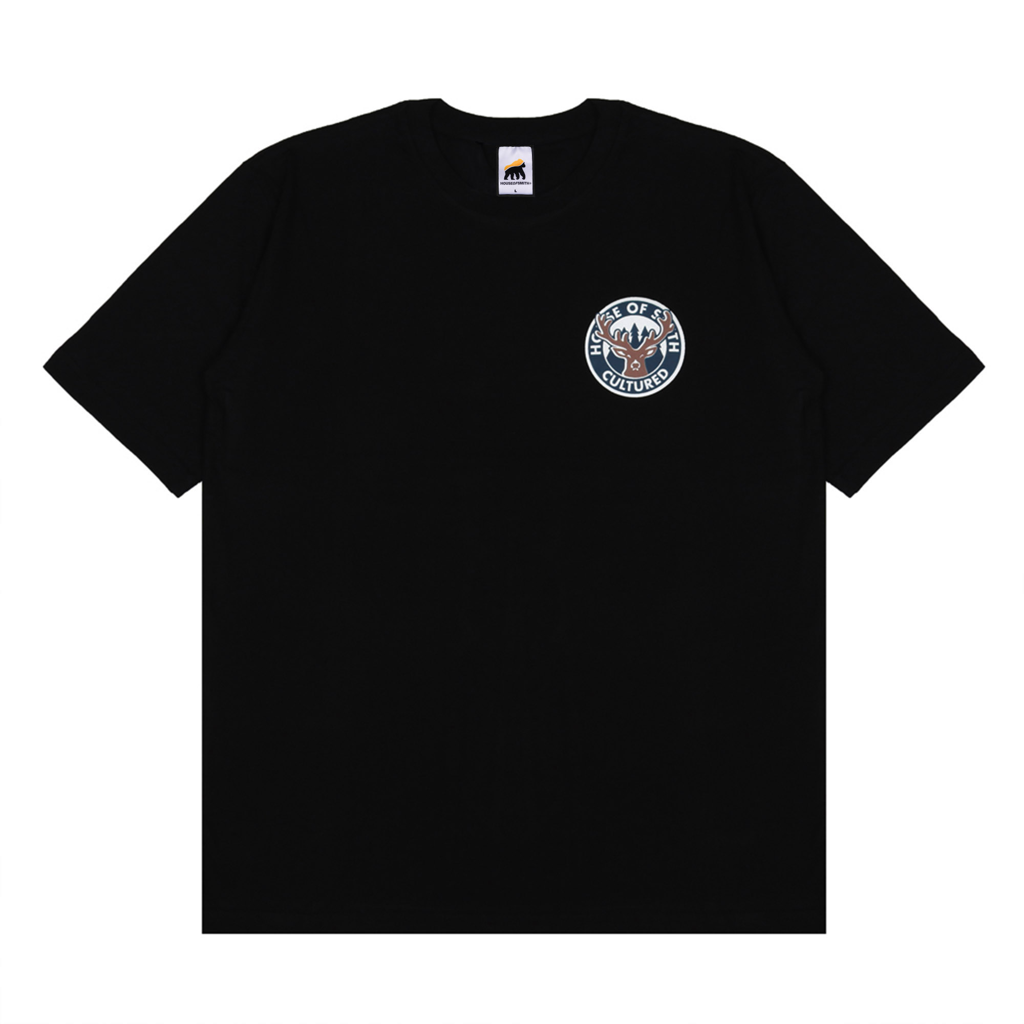 House of Smith Kaos Oversize Pria - Ruscul Black Ovsized #12 - Oversize T Shirt - Image 3