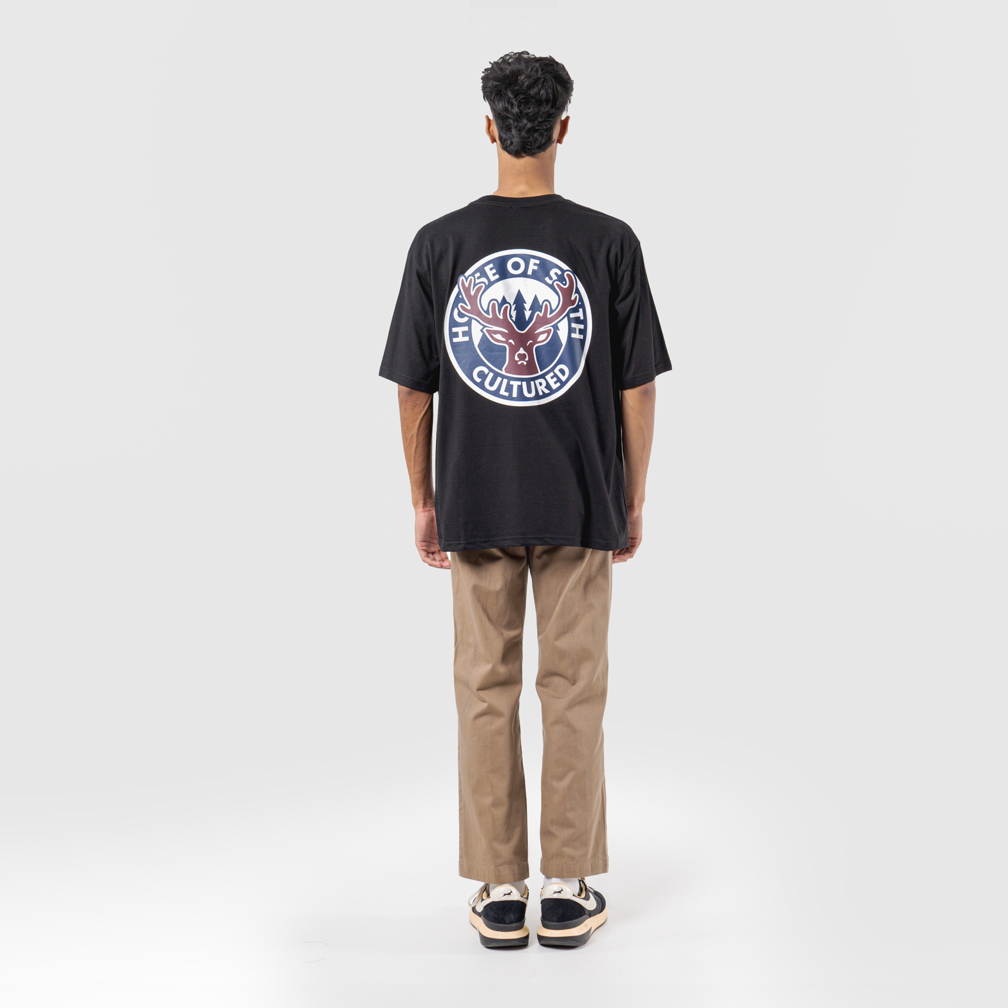 House of Smith Kaos Oversize Pria - Ruscul Black Ovsized #12 - Oversize T Shirt - Image 5