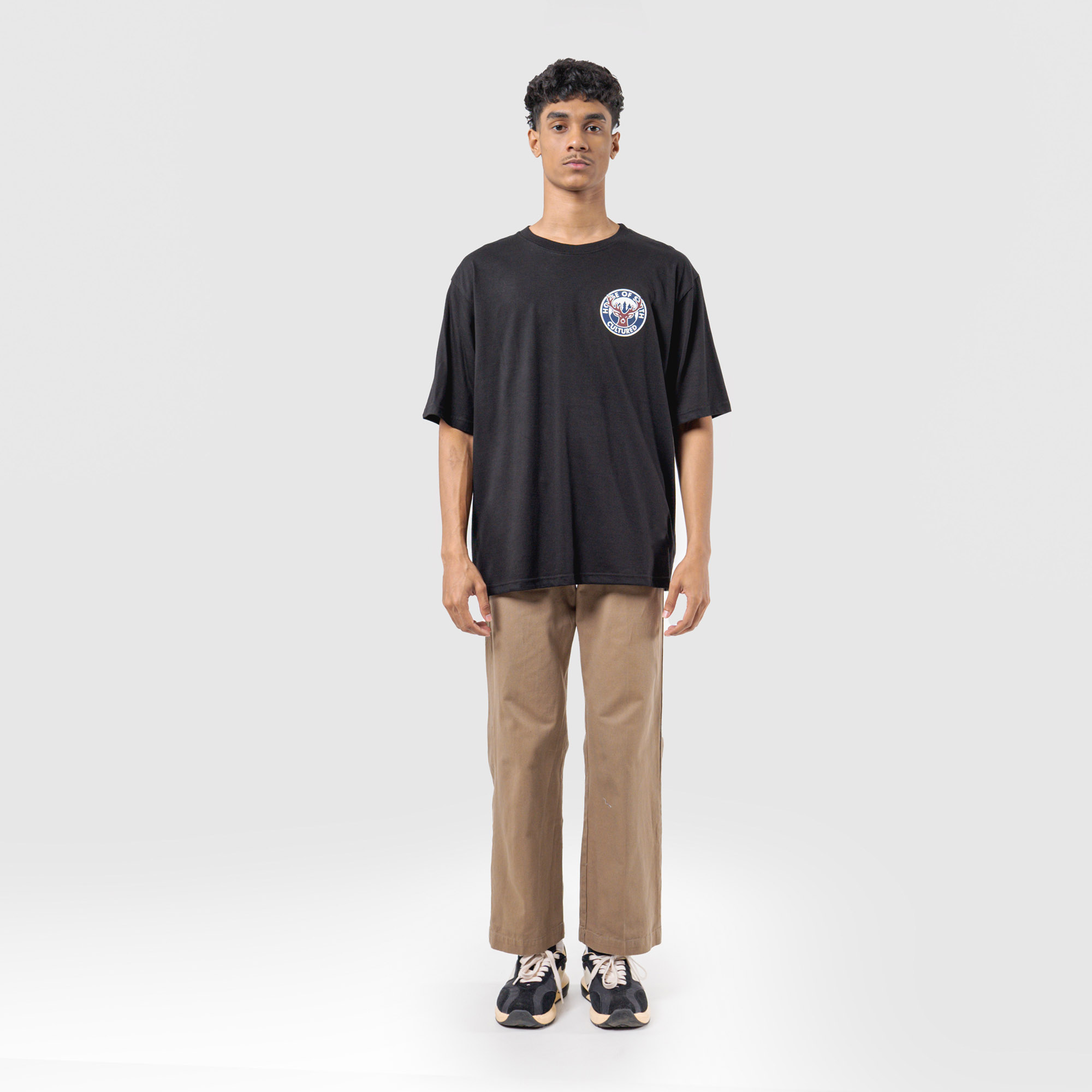 House of Smith Kaos Oversize Pria - Ruscul Black Ovsized #12 - Oversize T Shirt - Image 6