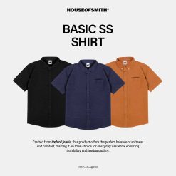 House of Smith Kemeja Pria - Basic SS - Short Shirts