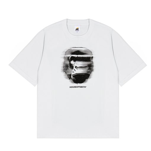 House of Smith Kaos Oversize Pria - Blurry Oversize White #7 - Oversize T Shirt
