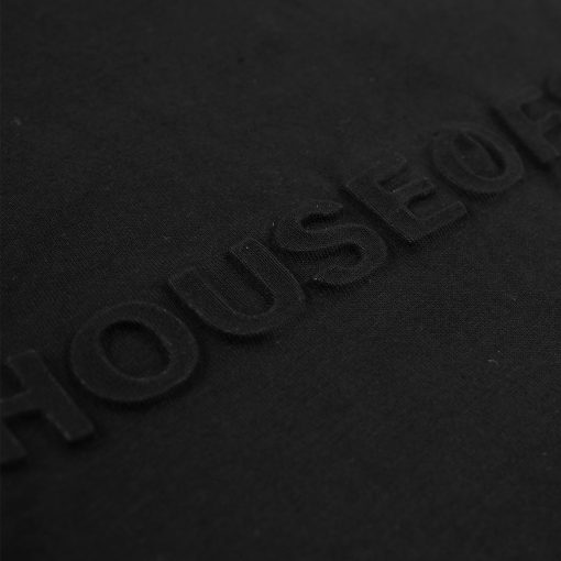 House of Smith Kaos Pria Lengan Pendek - Lt Black On Black Emboss #9 - T Shirt - Image 4