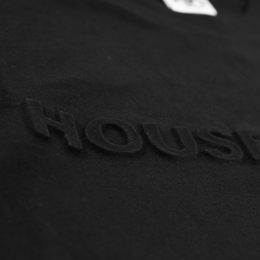 House of Smith Kaos Pria Lengan Pendek - Lt Black On Black Emboss #9 - T Shirt - Image 5