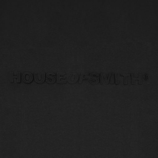 House of Smith Kaos Pria Lengan Pendek - Lt Black On Black Emboss #9 - T Shirt - Image 3