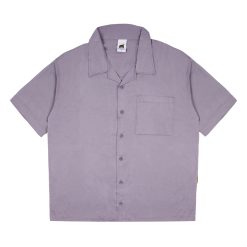 House of Smith Kemeja Pria - Hos Bowshirt Regular Grey - Short Shirts