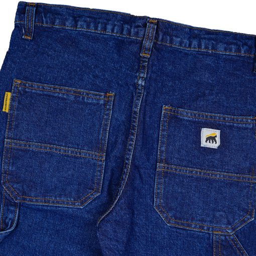 House of Smith Celana Denim Pria - Smith Carpenter Pants Dark Blue #4 - Denim Long Pants - Image 6