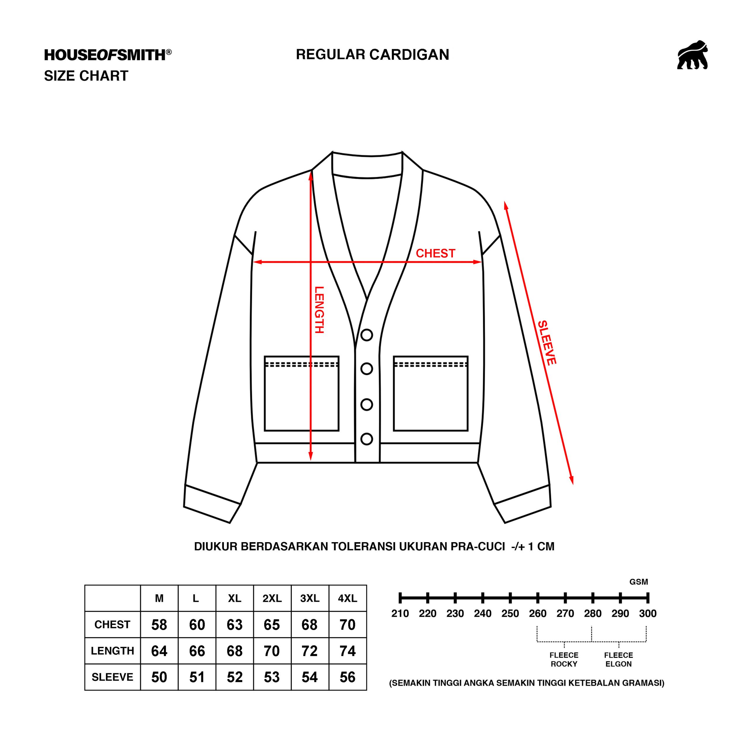 House of Smith Sweater Cardigan Pria - New Carpaca Black #2 - Image 7