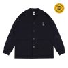 House of Smith Sweater Cardigan Pria - New Carpaca Black #2