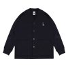 House of Smith Sweater Cardigan Pria - New Carpaca Black #4