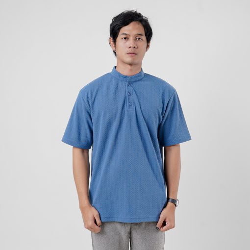 House of Smith Polo Shirt - Leisure Denim #2 - Kaos Polo Pria - Image 4