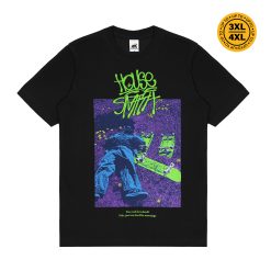 House of Smith Kaos Pria Lengan Pendek - Too Tired Black #13 - T Shirt