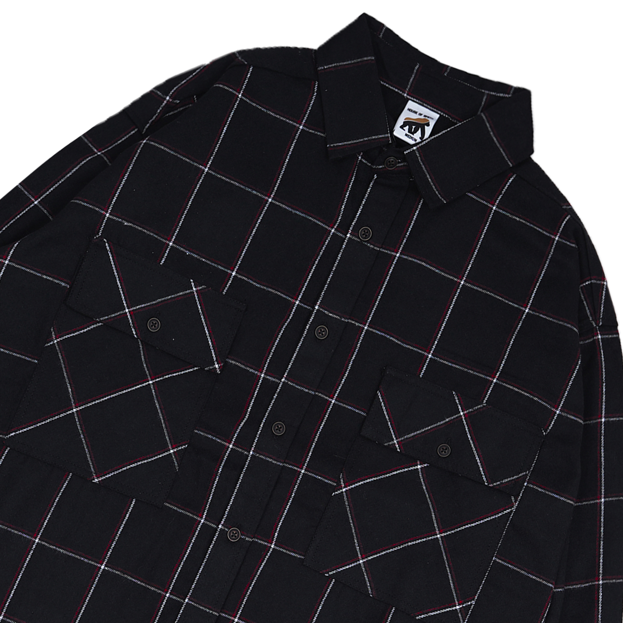 House of Smith Kemeja Flanel Pria - Flannel Shirt Pattern 2 Wol 6 - Image 2