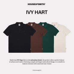 House of Smith Polo Shirt - Ivy Hart - Kaos Polo Pria
