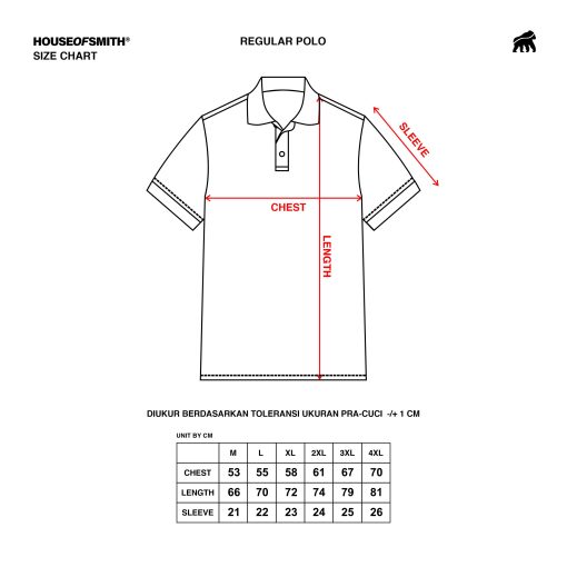 House of Smith Polo Shirt - Ivy Hart Ivory #2 - Kaos Polo Pria - Image 6