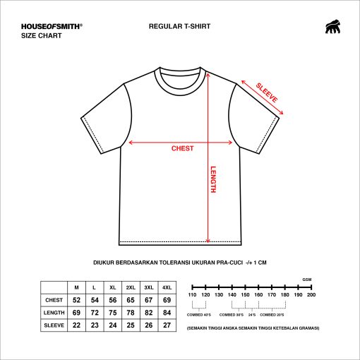 House of Smith Kaos Pria Lengan Pendek - Knowledge Black #5 - T Shirt - Image 7