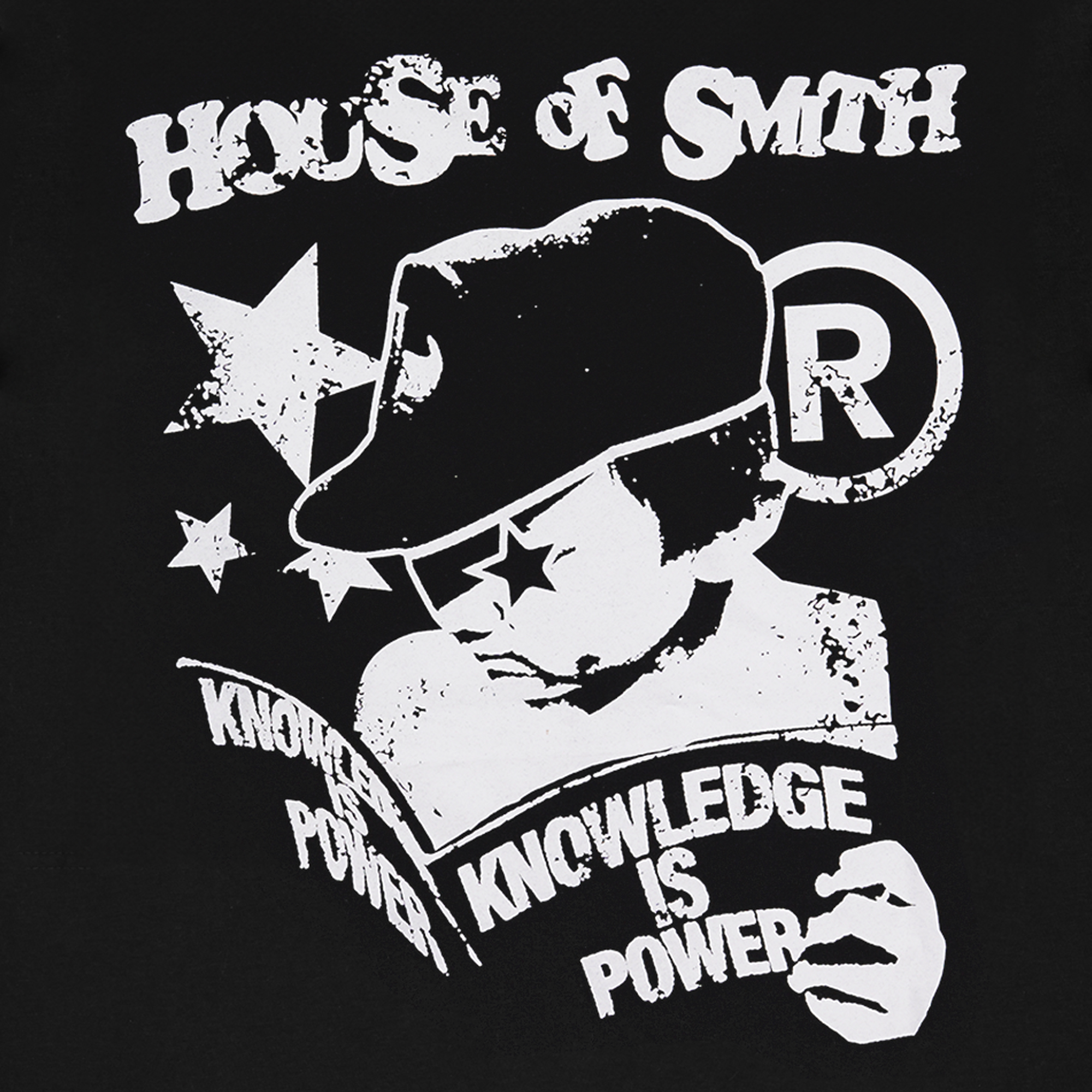 House of Smith Kaos Pria Lengan Pendek - Knowledge Black #9 - T Shirt - Image 4