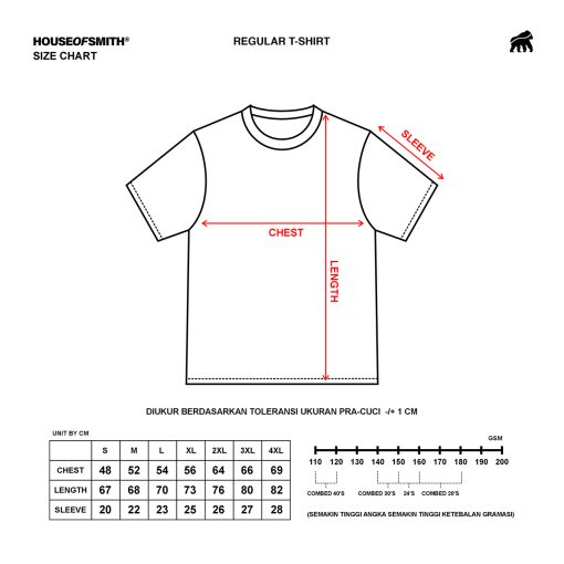 House of Smith Kaos Pria Lengan Pendek - Trademark Black #10 - T Shirt - Image 7