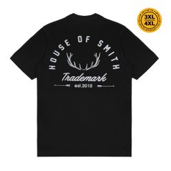 House of Smith Kaos Pria Lengan Pendek - Trademark Black #17 - T Shirt
