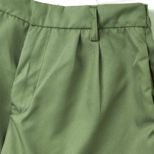House of Smith Celana Wide Pleated - Wide Pleated Pants Olive - Image 6