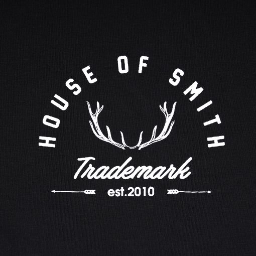 House of Smith Kaos Pria Lengan Pendek - Trademark Black #10 - T Shirt - Image 4