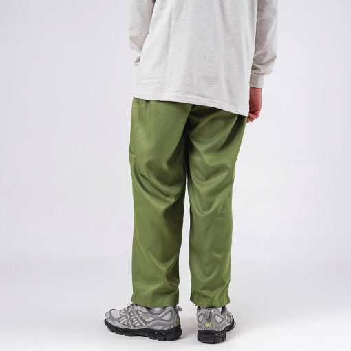 House of Smith Celana Wide Pleated - Wide Pleated Pants Olive - Image 3