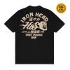 House of Smith Kaos Pria Lengan Pendek - Iron Head Black #7 - T Shirt