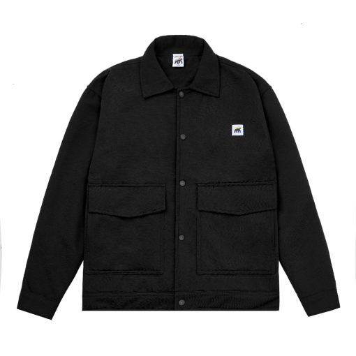House of Smith Jaket Pria - Nomadic Shacket Black - Jacket