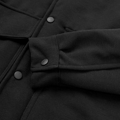 House of Smith Jaket Pria - Nomadic Shacket Black - Jacket - Image 5